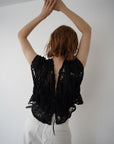 Embroidery code tops