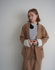 Turn up cuffs tailor jacket