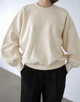 Curve sleeve sweat pullover