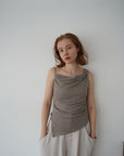 Drape asymmetry top