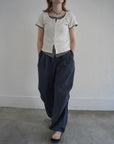 Layered lib half sleeve tops