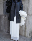 Alpaca layered skirt