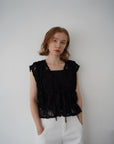 Embroidery code tops