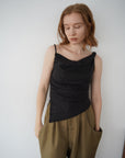 Drape asymmetry top