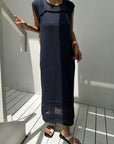 Flannel knit one-piece