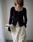 Layered lib cardigan
