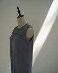 Slab flannel knit one-piece