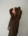 Wrinkle processing shirt