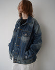 【4月上旬-発送】Vintage denim JK