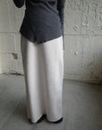Wool soft long skirt