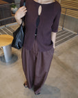 Georgette layered pants