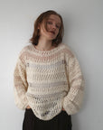 Design pattern sheer knit