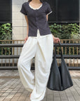 Layered lib half sleeve tops
