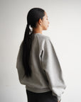 Curve sleeve sweat pullover