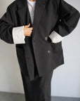 Turn up cuffs tailor jacket