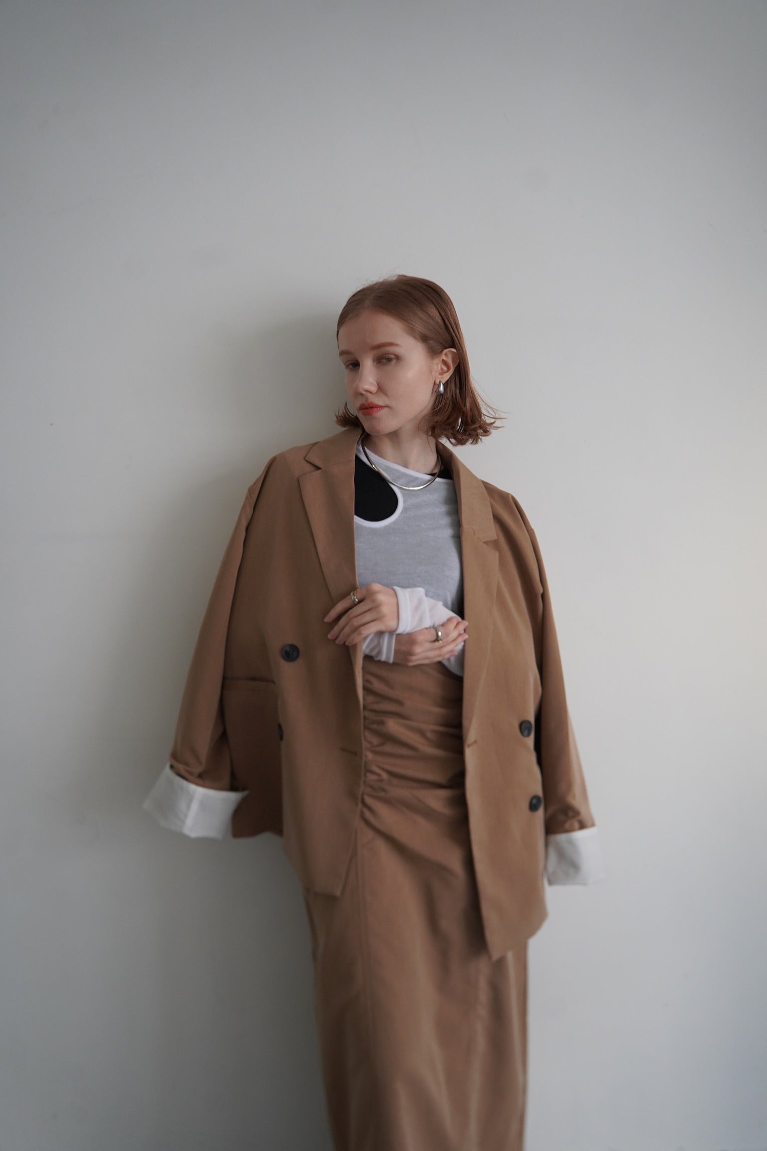WELINOAトレンチコート Turn up cuffs tailor jacket – WELINOA