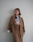 Turn up cuffs tailor jacket