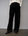 Velour Wide Leg Pants