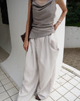 Drape asymmetry top