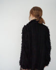 Shaggy fringe shirt