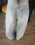 Balloon denim pant