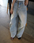 Balloon denim pant