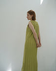 Slab flannel knit one-piece