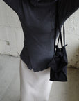 Square suède bag