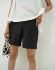 Jacquard half pants