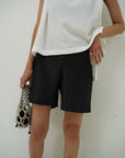 Jacquard half pants