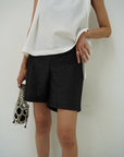 Jacquard half pants