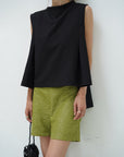 Jacquard half pants