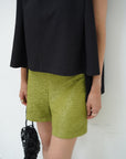 Jacquard half pants