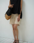 Jacquard half pants
