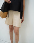 Jacquard half pants