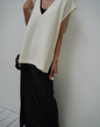 Jacquard slit skirt