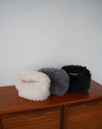 Poodle fur hand bag