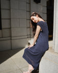 Flannel knit one-piece