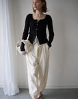 Layered lib cardigan