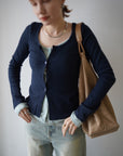 Layered lib cardigan