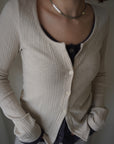 Layered lib cardigan