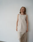 Wave neck vest