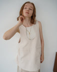 Wave neck vest