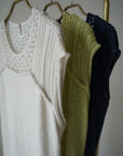 Flannel knit one-piece