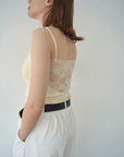 Back race cupin camisole