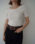 【6/5-発売】Heart dot back open T