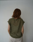 Openwork knit top