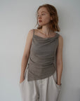 Drape asymmetry top