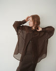 Wrinkle processing shirt