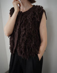 Boucle fringe vest